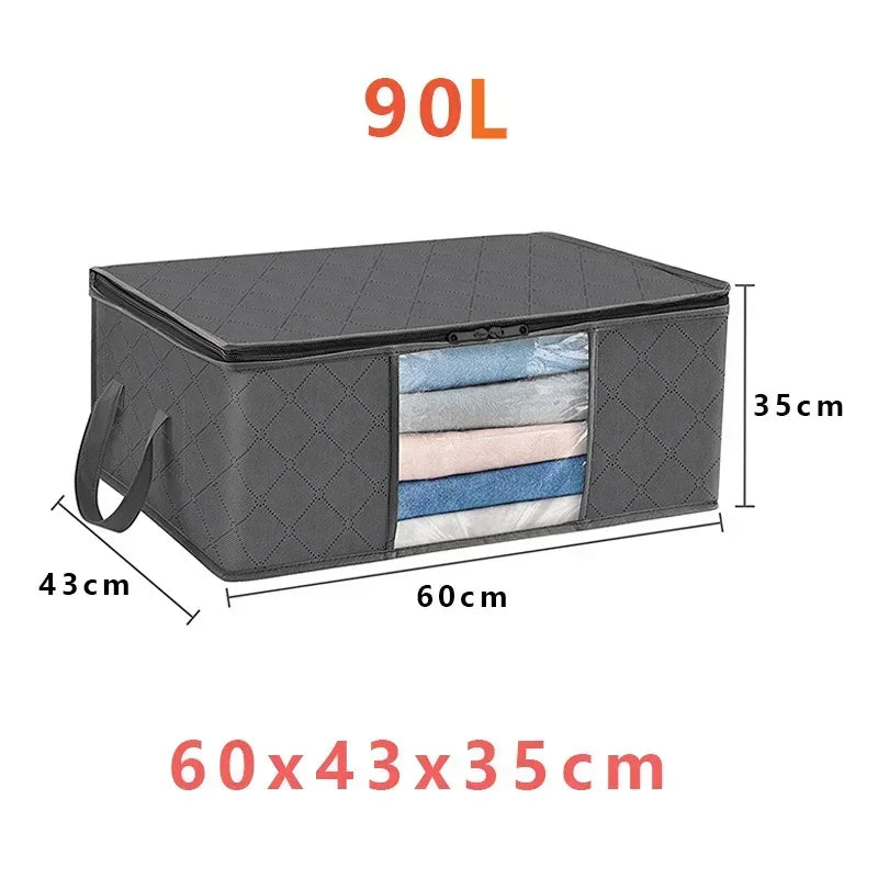 1/3 Pcs Large Capacity Foldable Clothes Storage Bags