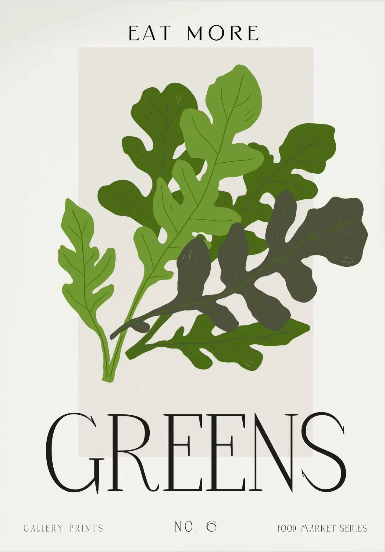 Eat More Fruits & Veggies Kitchen Wall Art – Canvas Poster (Frameless)